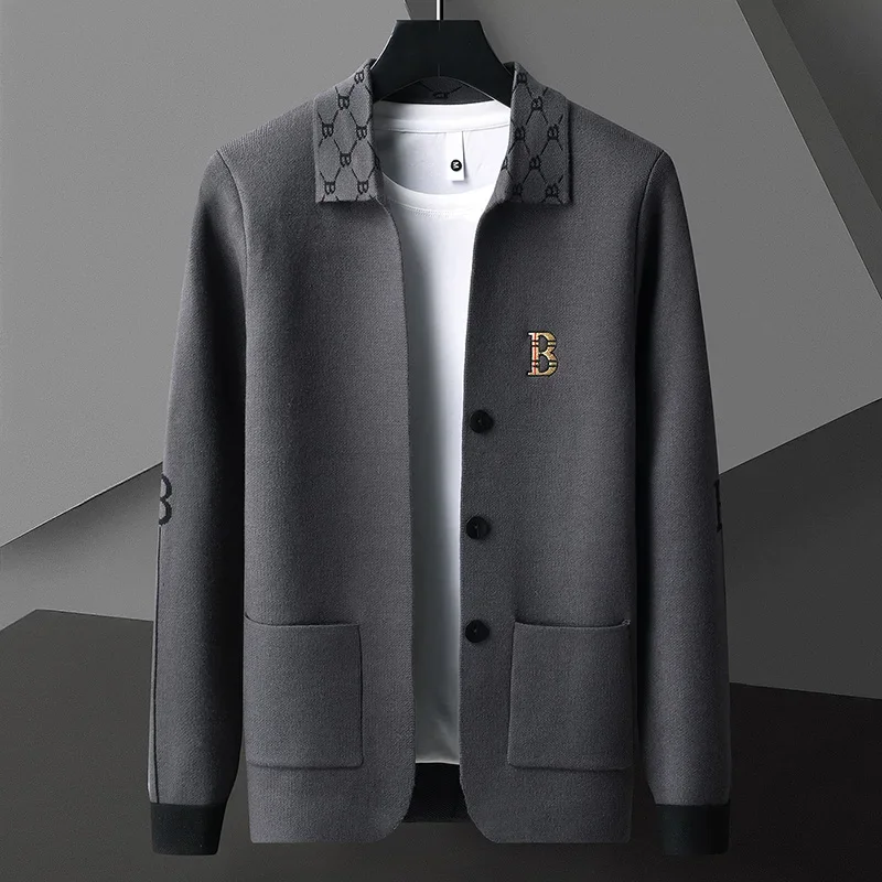 Outdoors Exercise Cardigan Fall Winter Fashion Men Knit Jacket Top Quality Handsome Soft Warm Mens comfortable Coat Clothes
Outdoors Exercise Cardigan Fall Winter Fashion Men Knit Jacket Top Quality Handsome Soft Warm Mens comfortable Coat Clothes