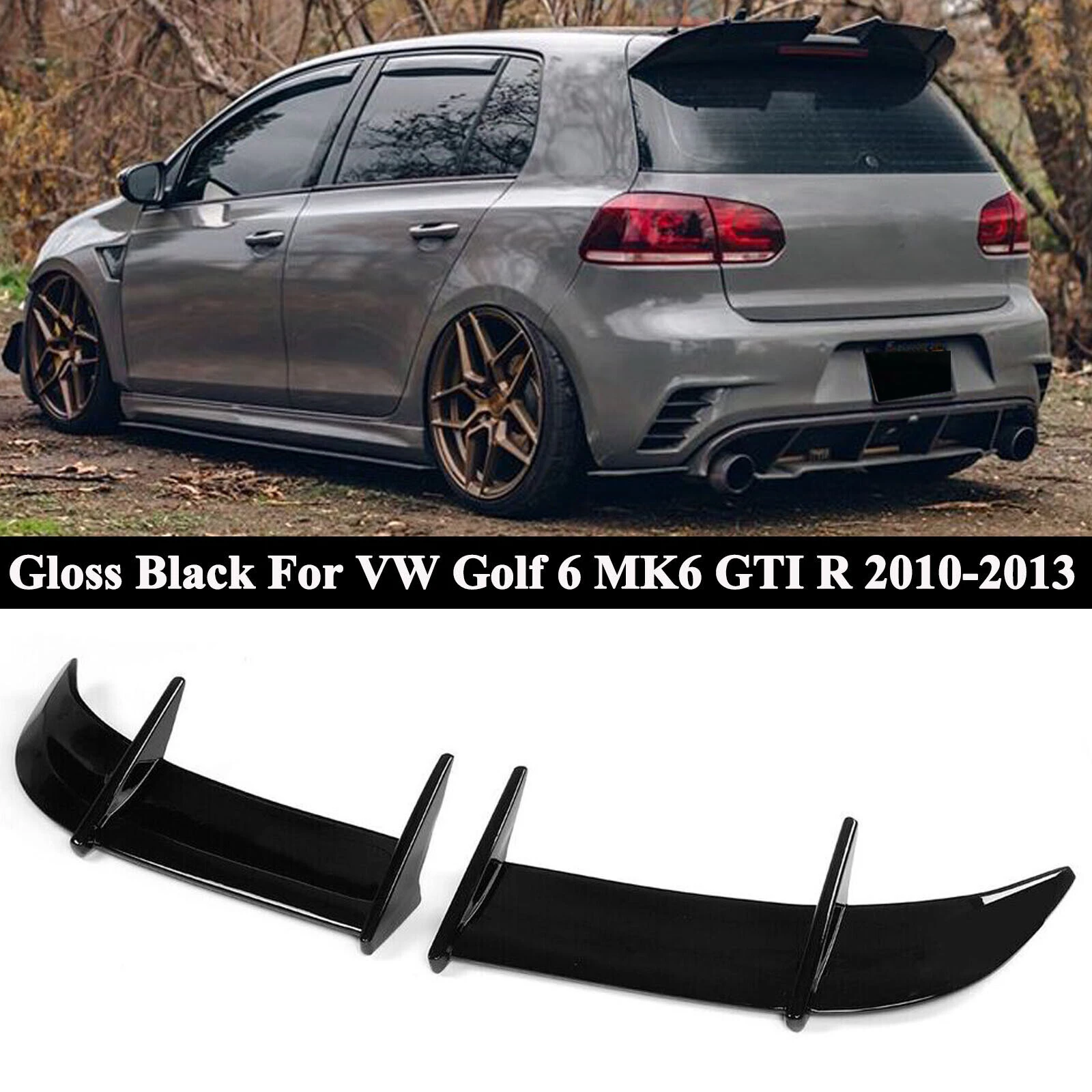 For Volkswagen Golf 6 MK6 GTI R 2010 - 2013 Gloss Blk Rear Roof Trunk Lip Wing Boiler Kit -
For Volkswagen Golf 6 MK6 GTI R 2010 - 2013 Gloss Blk Rear Roof Trunk Lip Wing Boiler Kit -