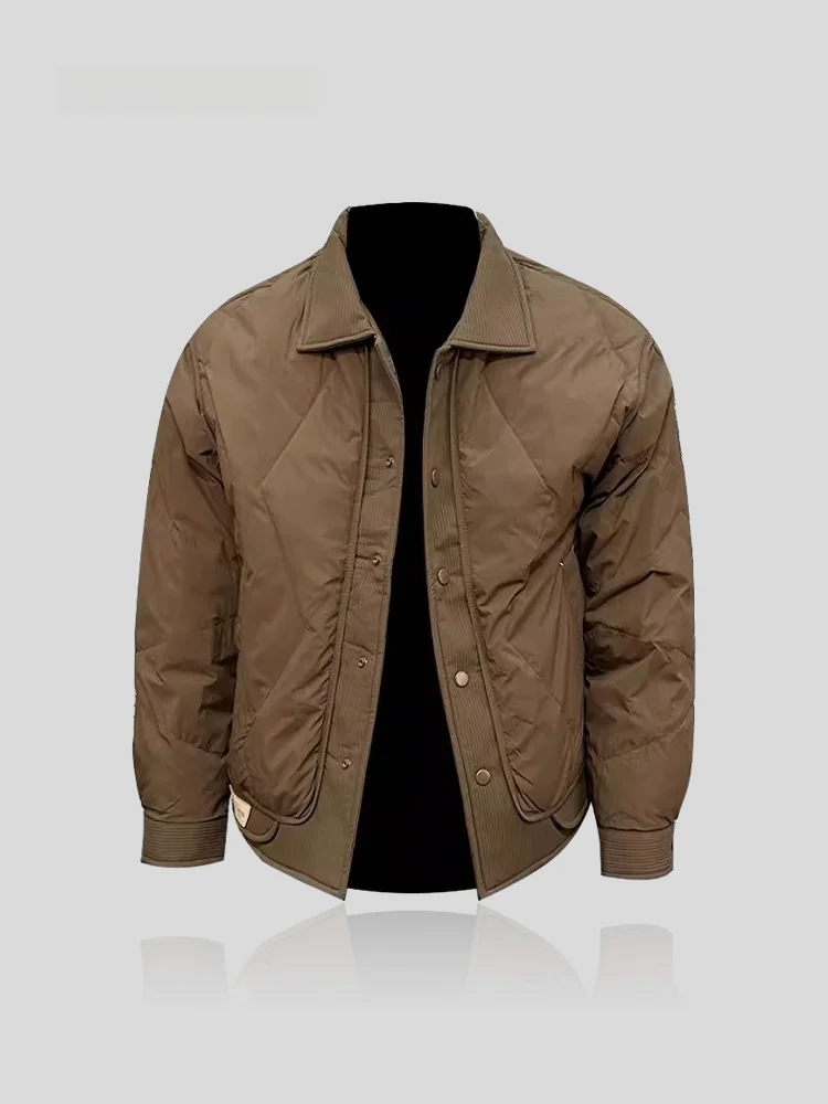 IT Men's Short Lightweight Puffer Jacket Collared Thick Outerwear Winter New Style Fashionable Brand Native Clothing
IT Men's Short Lightweight Puffer Jacket Collared Thick Outerwear Winter New Style Fashionable Brand Native Clothing