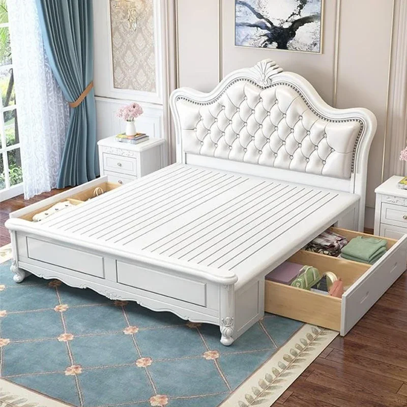 European Sleeping Bed Bedroom Designer Romantic Unusual High Quality Comfortable Bed Girls Queen Headboards Cama Hotel Furniture
European Sleeping Bed Bedroom Designer Romantic Unusual High Quality Comfortable Bed Girls Queen Headboards Cama Hotel Furniture
