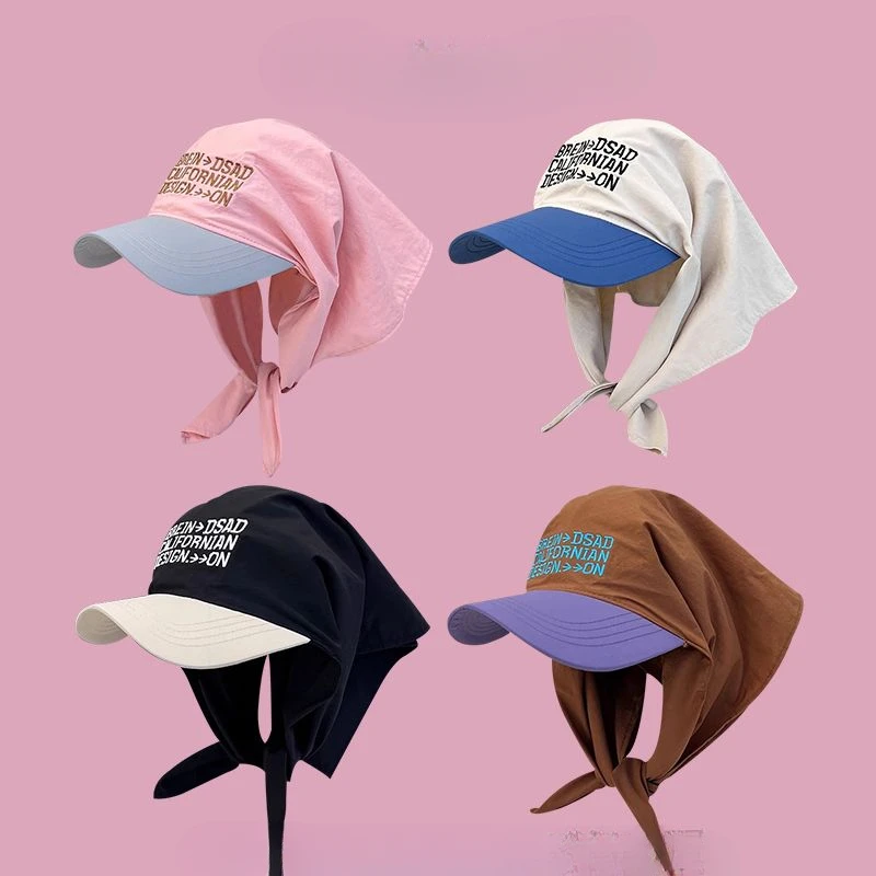 2026 New Sweet Headscarf Strap Baseball Cap For Women Summer Versatile Sun Protection Hat Girls Or Lady Outdoor Travel
2026 New Sweet Headscarf Strap Baseball Cap For Women Summer Versatile Sun Protection Hat Girls Or Lady Outdoor Travel