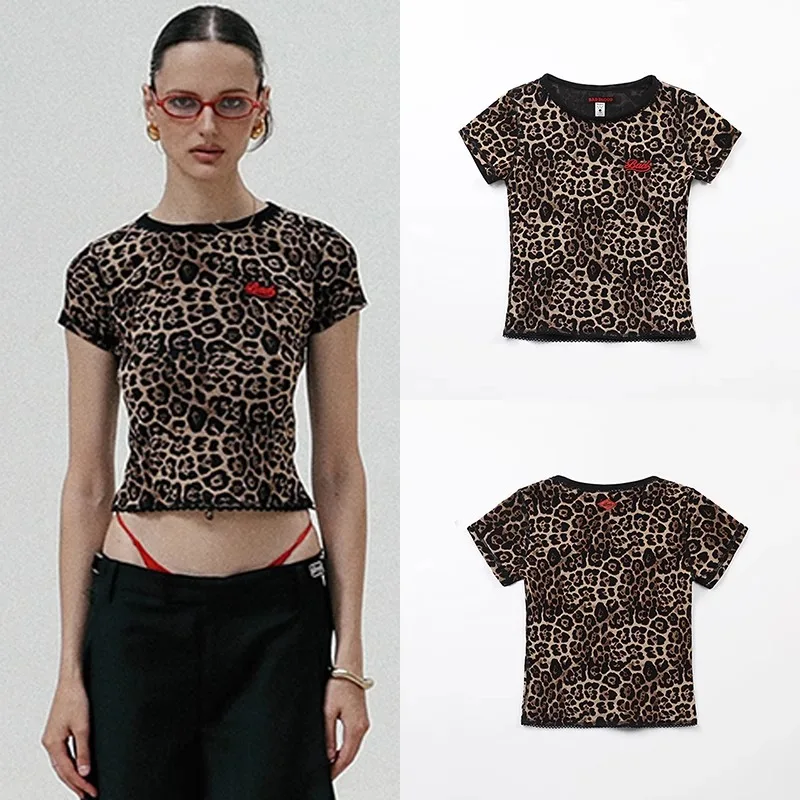 Badblood Vest Spice Girls Leopard Print Short Sleeve T-Shirt Women Short Sexy Sports Niche Tops Tide
Badblood Vest Spice Girls Leopard Print Short Sleeve T-Shirt Women Short Sexy Sports Niche Tops Tide