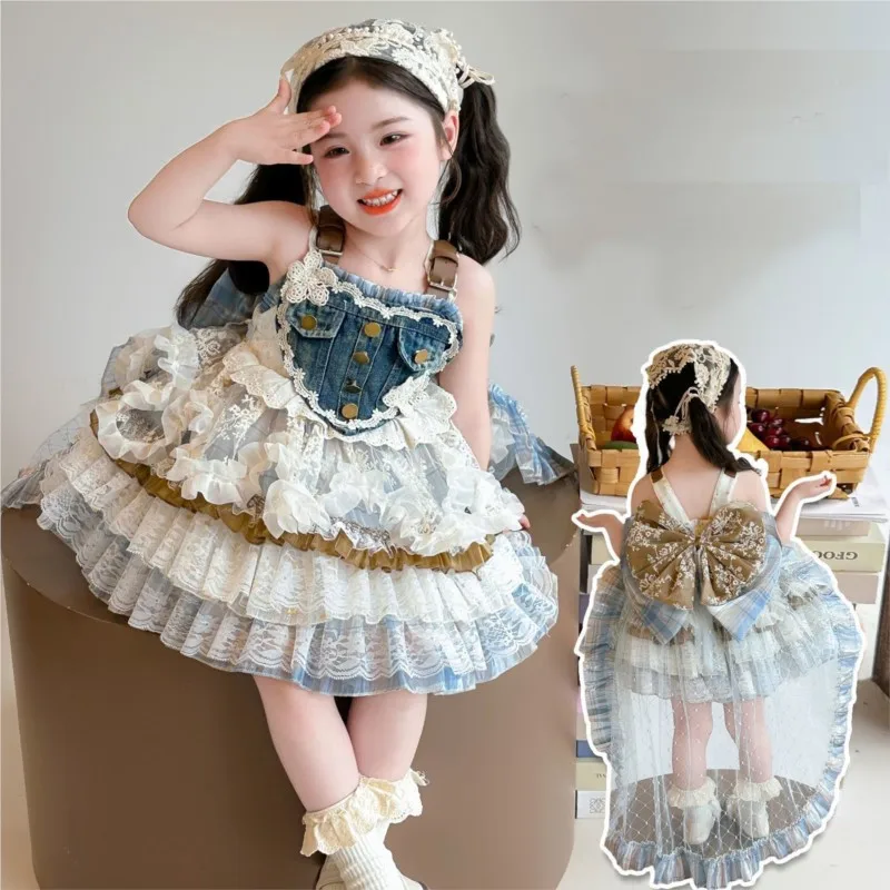 Creative Lace Lolita Dress Children's 2026 Summer New Sleeveless Lolita Princess Dress Kids' Breathable Cute Lolita Skirt LJ660
Creative Lace Lolita Dress Children's 2026 Summer New Sleeveless Lolita Princess Dress Kids' Breathable Cute Lolita Skirt LJ660
