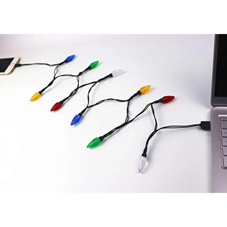 LED Christmas Lights Charging Cable, USB and Bulb Charger, 50inch 10led Multicolor Available with Phone11, 11Pro, 11Pro Max, 12
LED Christmas Lights Charging Cable, USB and Bulb Charger, 50inch 10led Multicolor Available with Phone11, 11Pro, 11Pro Max, 12