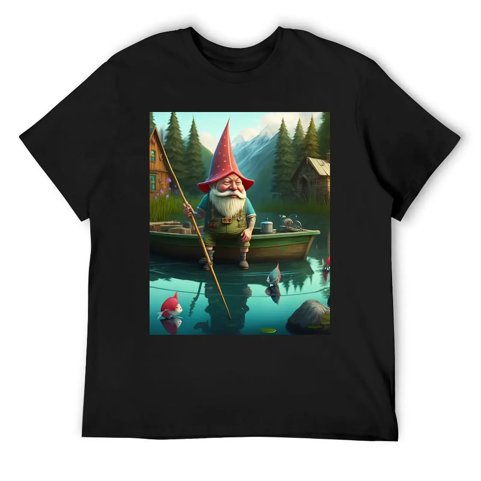 Gnome Gone Fishin at the Lake House T-Shirt graphic t shirts quick drying mens tall t shirts
Gnome Gone Fishin at the Lake House T-Shirt graphic t shirts quick drying mens tall t shirts
