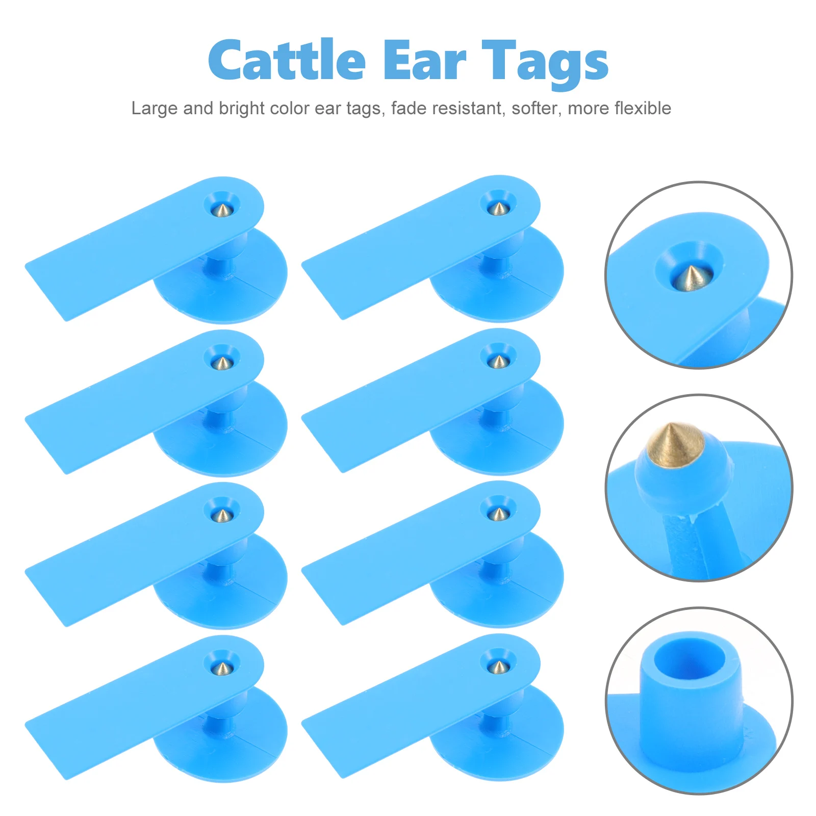 100 Pcs Sheep Ear Tag Tags for Livestock Cattle Animals Cow Kit Goats Ears Small Portable
100 Pcs Sheep Ear Tag Tags for Livestock Cattle Animals Cow Kit Goats Ears Small Portable