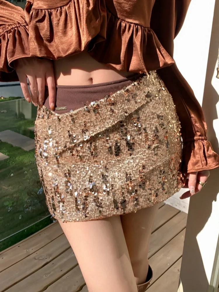 Sparkling Bead Patchwork Slimming A-Line Short Skirt Women's Summer New Design Sensation Body Contouring Skirt
Sparkling Bead Patchwork Slimming A-Line Short Skirt Women's Summer New Design Sensation Body Contouring Skirt