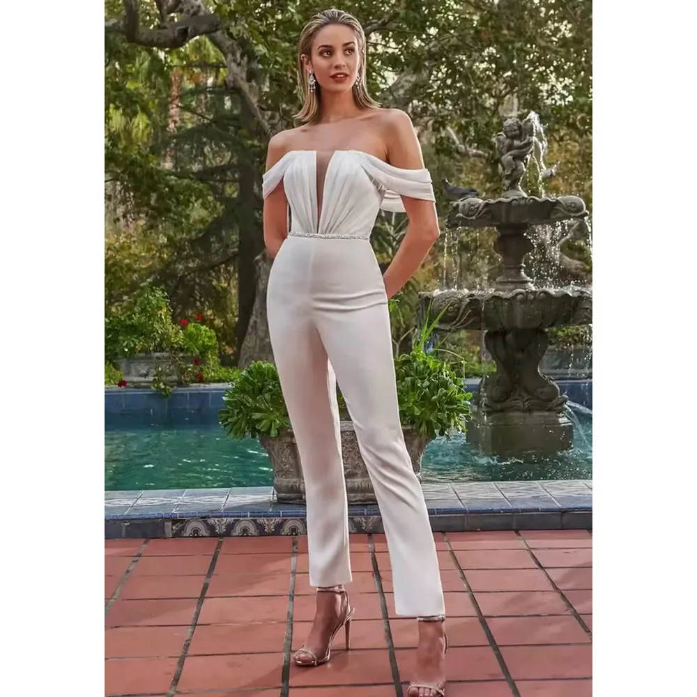 CloverBridal Women's Clothing Jumpsuit Dress with Removable Outlayer Back High-waisted Pant Special Occasion Dress Set WW8260
CloverBridal Women's Clothing Jumpsuit Dress with Removable Outlayer Back High-waisted Pant Special Occasion Dress Set WW8260
