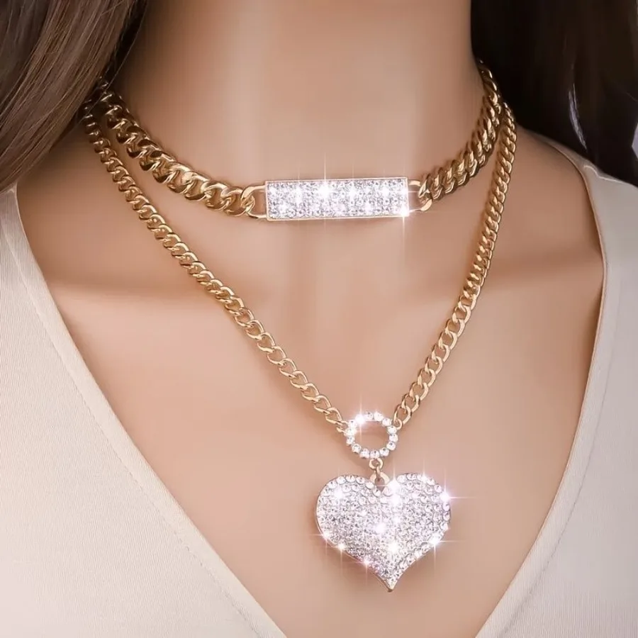Двойное ожерелье Love в европейском стиле, комплект из 2 комплектов, женское ожерелье на День святого Валентина
Двойное ожерелье Love в европейском стиле, комплект из 2 комплектов, женское ожерелье на День святого Валентина