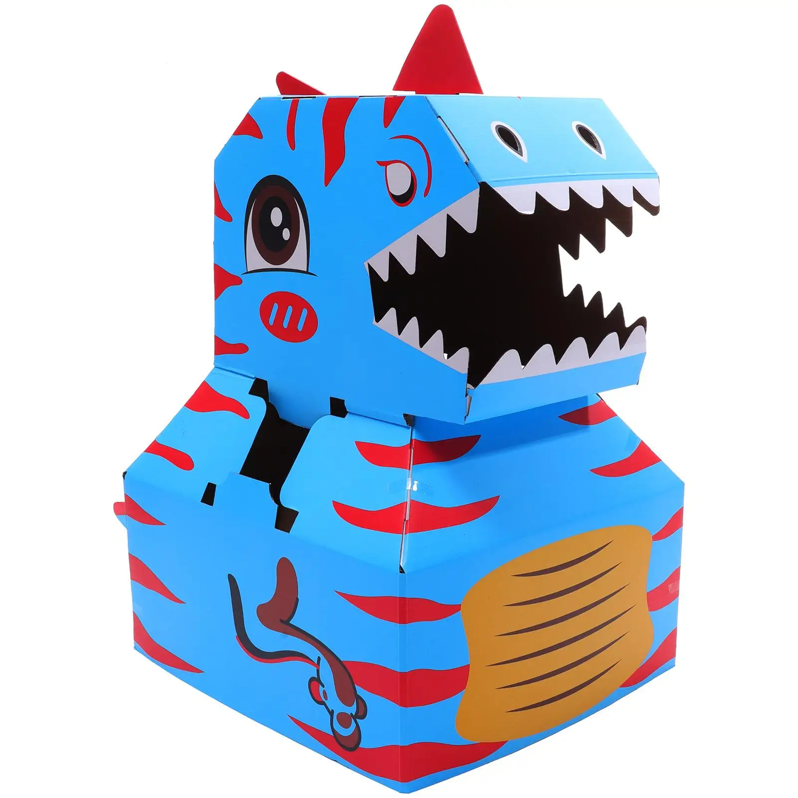 Wearable Dinosaurs Cardboard Box Toy Kids Pretend Play DIY Puzzle Paper Craft Educational Children Role Play Cosplay Prop Bright
Wearable Dinosaurs Cardboard Box Toy Kids Pretend Play DIY Puzzle Paper Craft Educational Children Role Play Cosplay Prop Bright