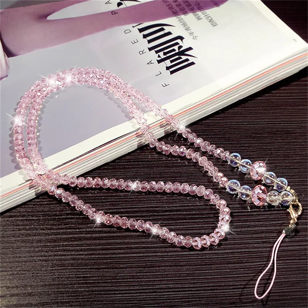 Artificial Crystal Neck Necklace Buckle Lanyard U Disk Work Card Mobile Cell Phone Chain Straps Keychain Phone Hang Rope
Artificial Crystal Neck Necklace Buckle Lanyard U Disk Work Card Mobile Cell Phone Chain Straps Keychain Phone Hang Rope