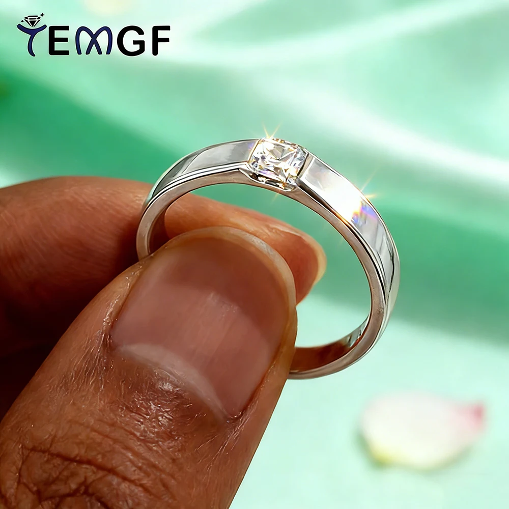 TEMGF 0.3CT Moissanite Ring GRA Certification S925 Sterling Silver for Women Men Fine Jewelry Fashion Couple Ring Love Gifts
TEMGF 0.3CT Moissanite Ring GRA Certification S925 Sterling Silver for Women Men Fine Jewelry Fashion Couple Ring Love Gifts