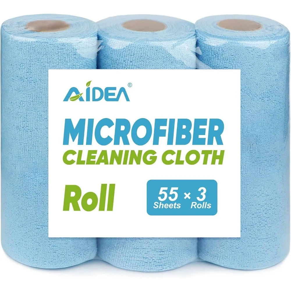 Microfiber Cleaning Cloths 165 Sheets 3 Roll Washable Reusable Towels for Car Workshop Home 11×9
Microfiber Cleaning Cloths 165 Sheets 3 Roll Washable Reusable Towels for Car Workshop Home 11×9