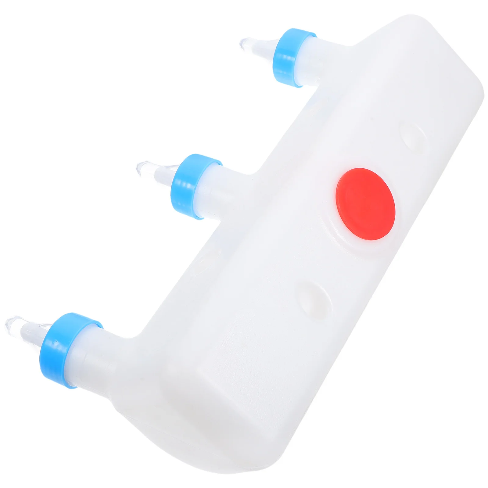 Multiple Pacifiers Feeder Plastic Sturdy Easy Use Feeding Device for Lambs Goats Piglets Cow Nursing Animal Milk Feeder Farm
Multiple Pacifiers Feeder Plastic Sturdy Easy Use Feeding Device for Lambs Goats Piglets Cow Nursing Animal Milk Feeder Farm