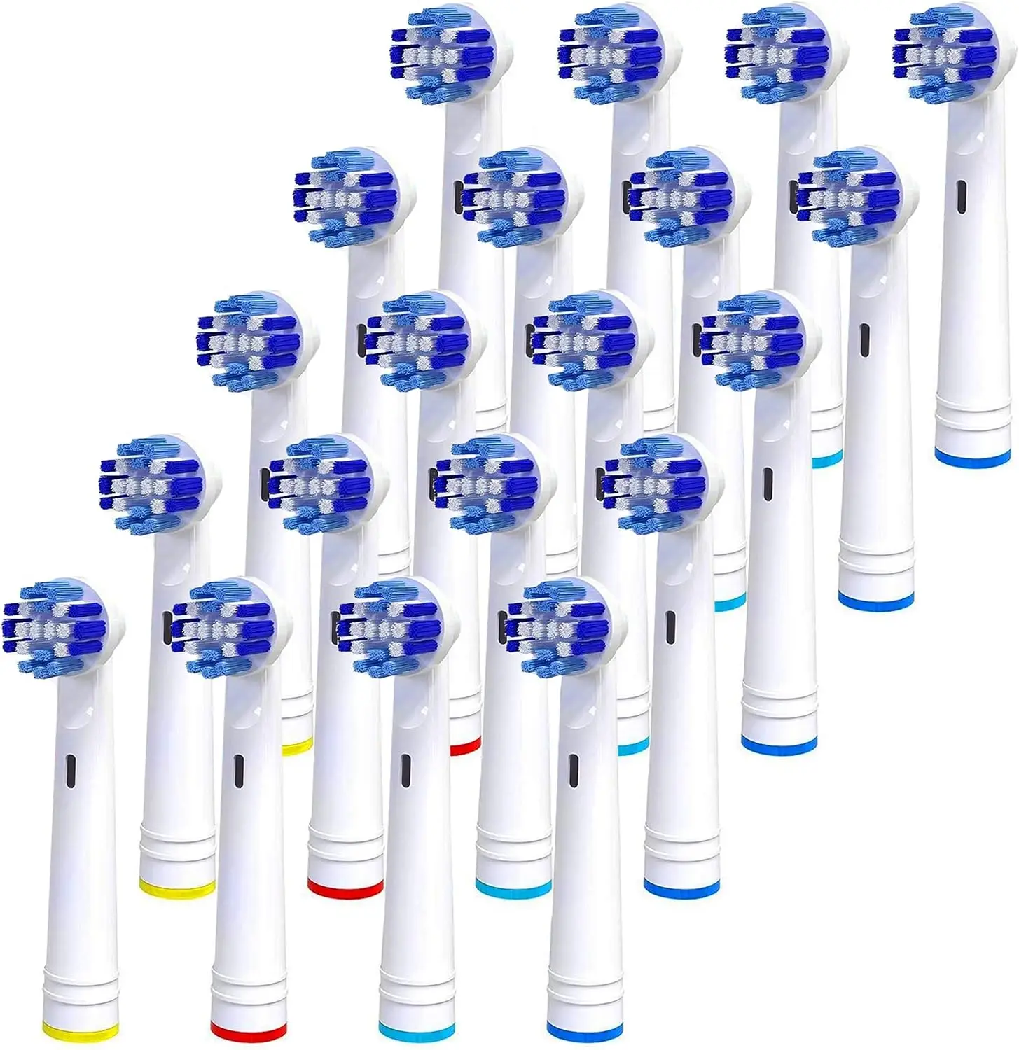 20-Pack Electric Toothbrush Heads, Compatible with Most Oral-B Models, Deep Clean & Gum Care, Easy Click-On
20-Pack Electric Toothbrush Heads, Compatible with Most Oral-B Models, Deep Clean & Gum Care, Easy Click-On