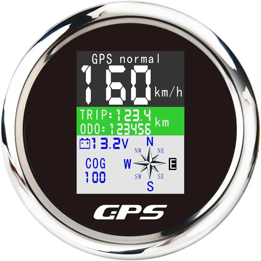 Digital GPS Speedometer Gauge Waterproof COG ODO Trip Voltmeter Auto Gauge Meter 9-32V for Boat Car Truck Motorcycle
Digital GPS Speedometer Gauge Waterproof COG ODO Trip Voltmeter Auto Gauge Meter 9-32V for Boat Car Truck Motorcycle