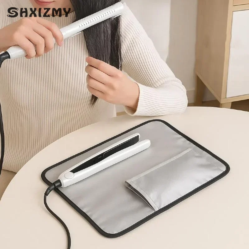 Термостойкий чехол для плоского утюга, коврик для выпрямления волос и чехол, держатель для щипцов для завивки волос, дорожная щипцы для завивки волос, органайзер для выпрямления волос 
Термостойкий чехол для плоского утюга, коврик для выпрямления волос и чехол, держатель для щипцов для завивки волос, дорожная щипцы для завивки волос, органайзер для выпрямления волос