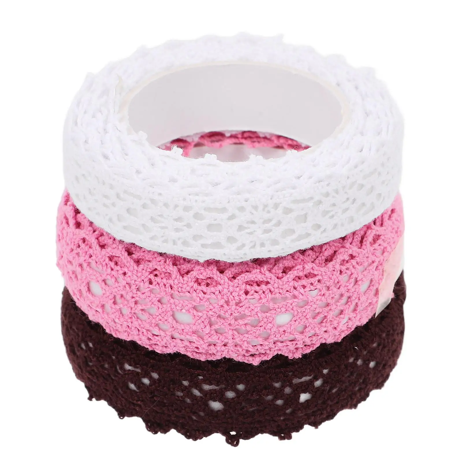 3 Rolls Lace Tape Hand Crafting Tapes Scrapbooking Packaging Adhesive Decorative Fabric DIY
3 Rolls Lace Tape Hand Crafting Tapes Scrapbooking Packaging Adhesive Decorative Fabric DIY