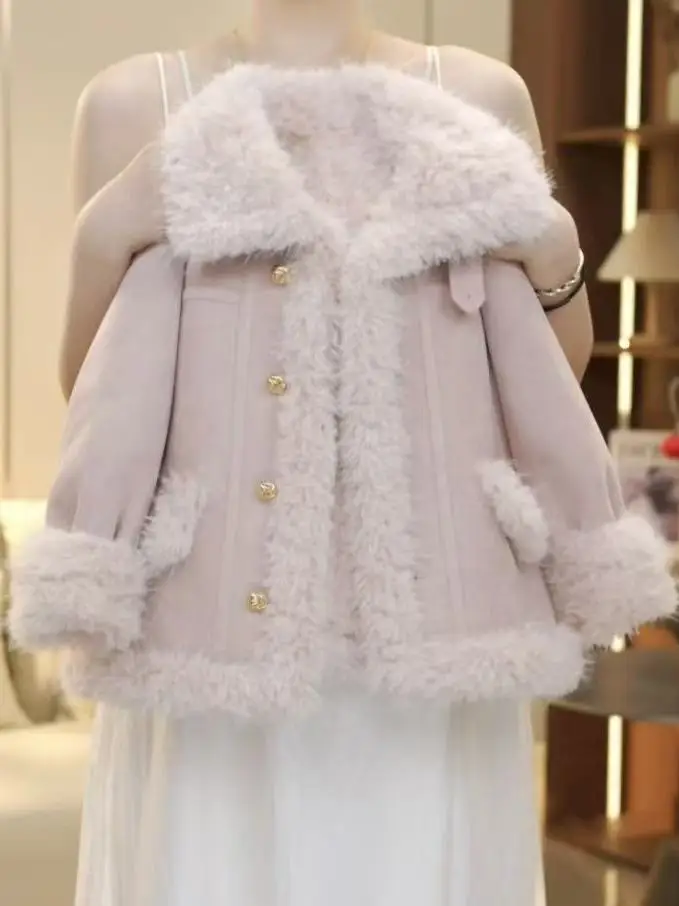 Теплый хлопковый тюнер Thiened для девочек, зимняя модная универсальная верхняя одежда из кожи и меха с внутренним воротником для девочек
Теплый хлопковый тюнер Thiened для девочек, зимняя модная универсальная верхняя одежда из кожи и меха с внутренним воротником для девочек