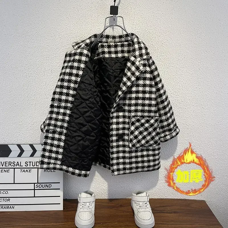 2024 Toddler Girls Boys Fashion Jacket Outerwear Plaid Girl Coats Casual Children's Jackets Winter Autumn Warm Kids Clothing
2024 Toddler Girls Boys Fashion Jacket Outerwear Plaid Girl Coats Casual Children's Jackets Winter Autumn Warm Kids Clothing