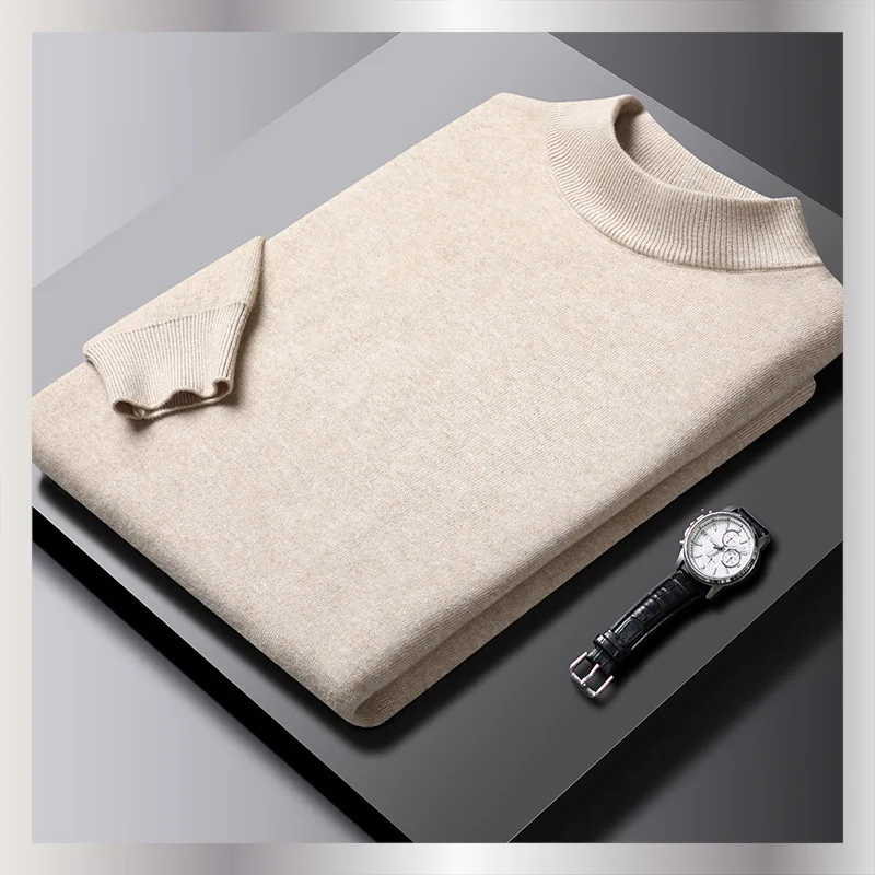 Новый мужской вязаный свитер 2024 года с высоким воротником, тонкий, базовый, сетчатый, модный, повседневный, с длинными рукавами
Новый мужской вязаный свитер 2024 года с высоким воротником, тонкий, базовый, сетчатый, модный, повседневный, с длинными рукавами