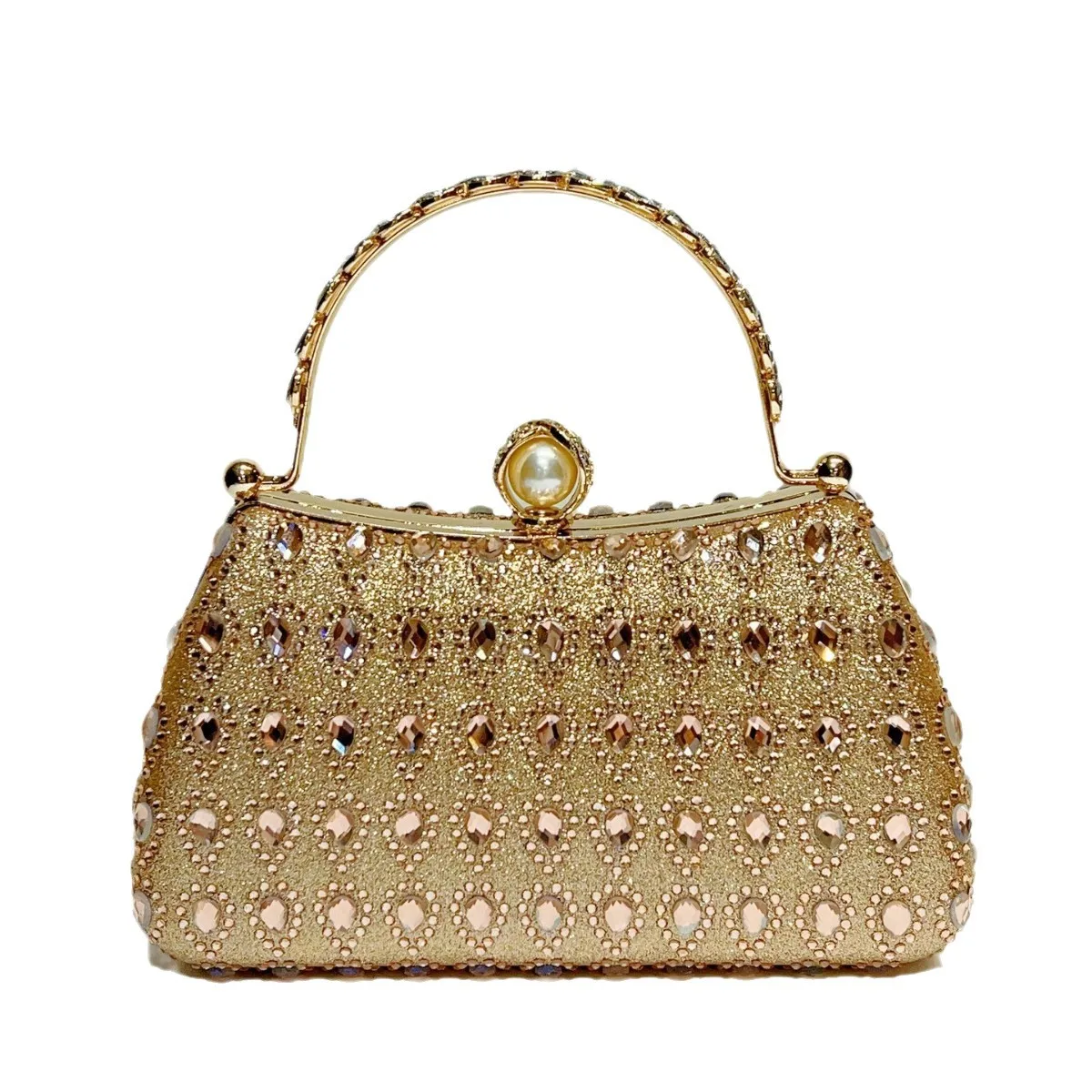 Diamond - Encrusted Small Clutch Bag For Evening Dresses And Banquets. A Textured Shoulder Messenger And Portable Dinner Bag
Diamond - Encrusted Small Clutch Bag For Evening Dresses And Banquets. A Textured Shoulder Messenger And Portable Dinner Bag