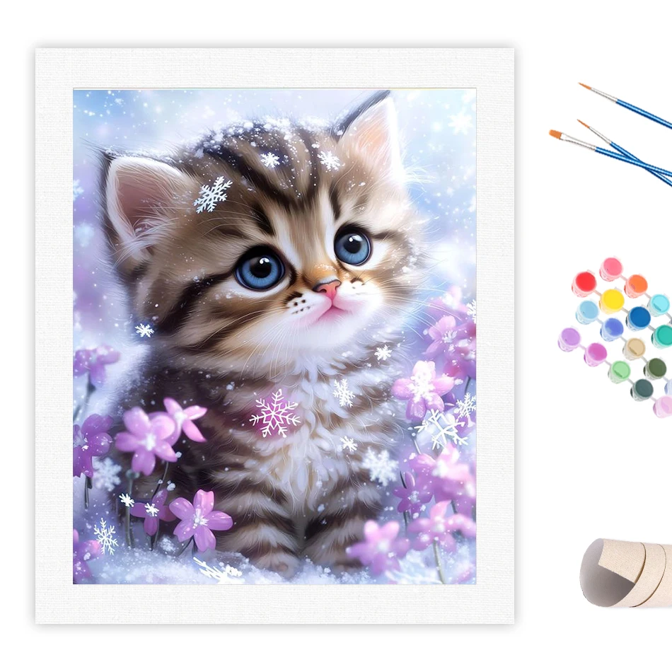 CHENISTORY Paint By Number Cat Animal HandPainted Painting Art Gift DIY Picture By Number Drawing On Canvas Kits Home Decoration
CHENISTORY Paint By Number Cat Animal HandPainted Painting Art Gift DIY Picture By Number Drawing On Canvas Kits Home Decoration