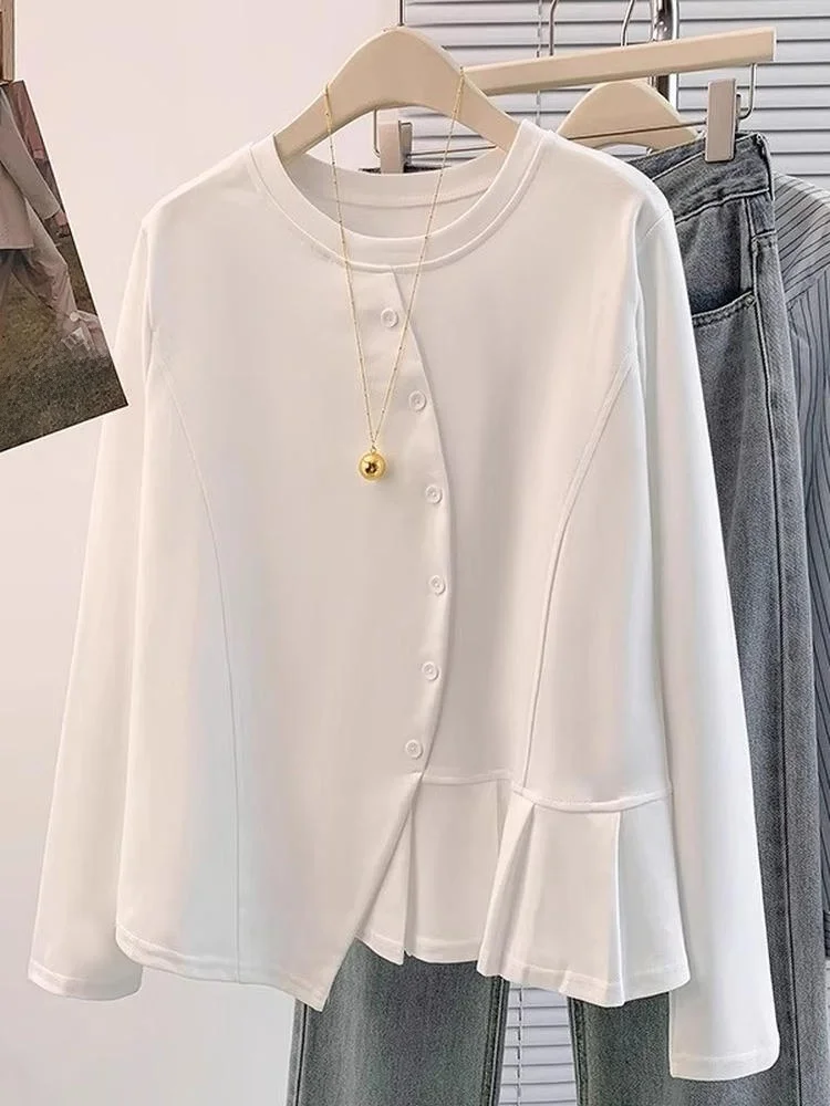 plus Size 300 Pou Unique Long Sve T-irt Women's Autumn 2025 New Sle Plump MM Slimming Top Korean Sle Commute Wind
plus Size 300 Pou Unique Long Sve T-irt Women's Autumn 2025 New Sle Plump MM Slimming Top Korean Sle Commute Wind