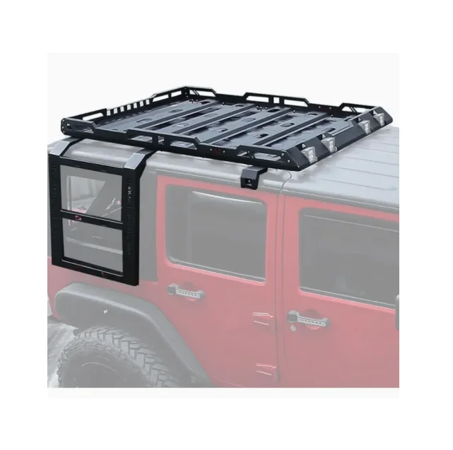 Factory Price Ladder for Roof Rack Stainless Steel Car Roof Rack Car Exterior Accessories LED Roof Rack with Lights
Factory Price Ladder for Roof Rack Stainless Steel Car Roof Rack Car Exterior Accessories LED Roof Rack with Lights