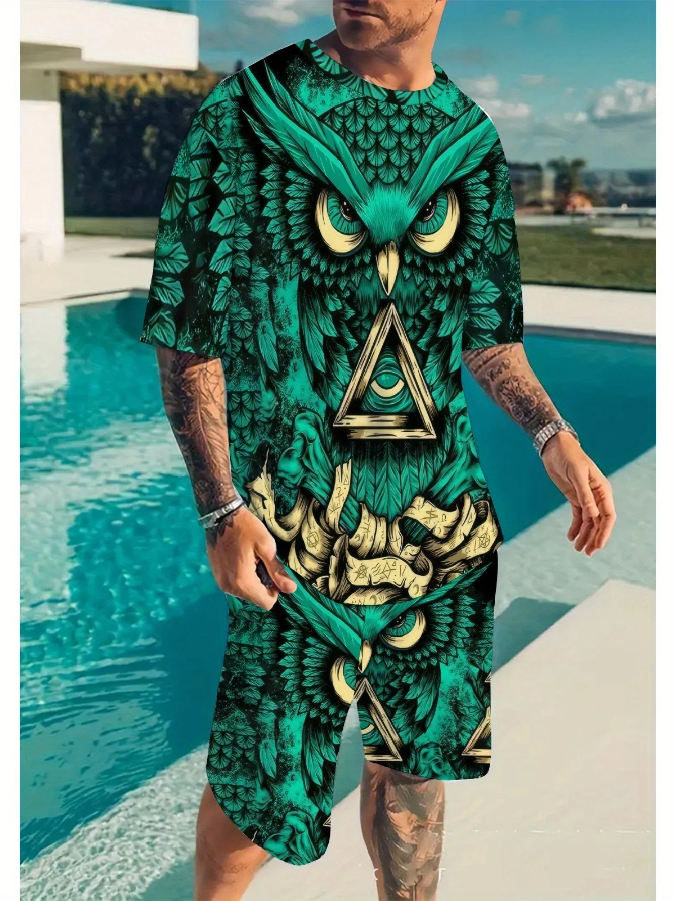 Summer Men's T-Shirt Suit 3d Print Exquisite Pattern Casual Sports T-Shirt Shorts Suit Sportswear 2-Piece Suit Hip-Hop Men Suit
Summer Men's T-Shirt Suit 3d Print Exquisite Pattern Casual Sports T-Shirt Shorts Suit Sportswear 2-Piece Suit Hip-Hop Men Suit