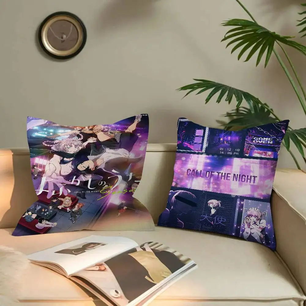 Call Of the Night Anime Cushion Cover Car Throw Pillow Case For Sofa Car Christmas Gift 40x40cm 45x45cm
Call Of the Night Anime Cushion Cover Car Throw Pillow Case For Sofa Car Christmas Gift 40x40cm 45x45cm