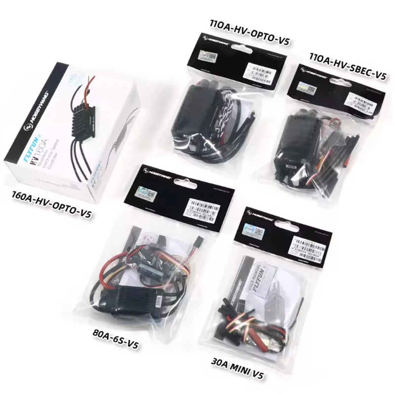 Hobbywing FlyFun V5 80A 110A 160A 30A Mini Speed Controller Brushless ESC 3-6S Lipo with DEO Function for RC Quadcopter
Hobbywing FlyFun V5 80A 110A 160A 30A Mini Speed Controller Brushless ESC 3-6S Lipo with DEO Function for RC Quadcopter