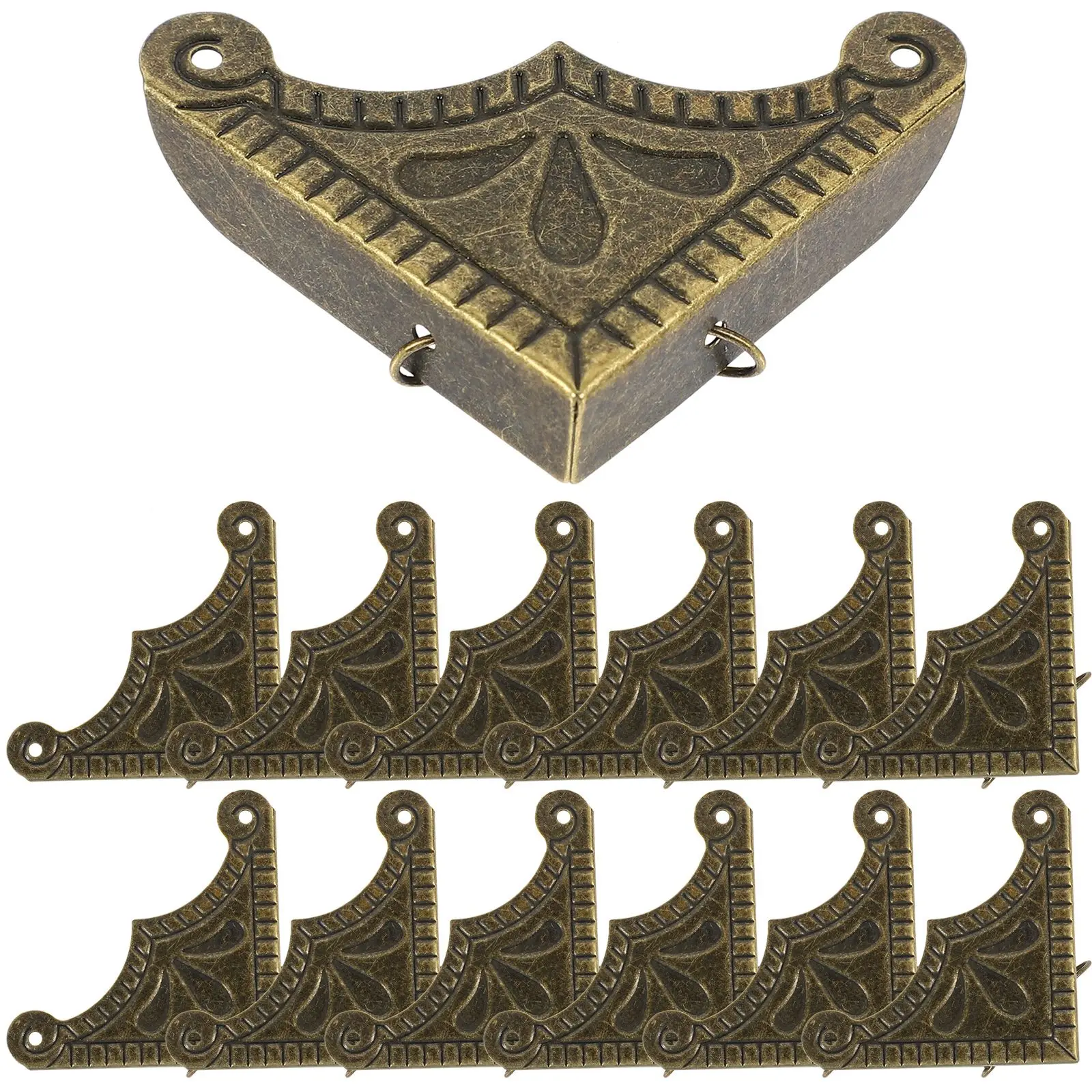 30pcs Metal Protectors Cabinet Corner Protectors for Furniture Box Table Cabinet Desk Edges Guard Vintage Decor Hardware
30pcs Metal Protectors Cabinet Corner Protectors for Furniture Box Table Cabinet Desk Edges Guard Vintage Decor Hardware