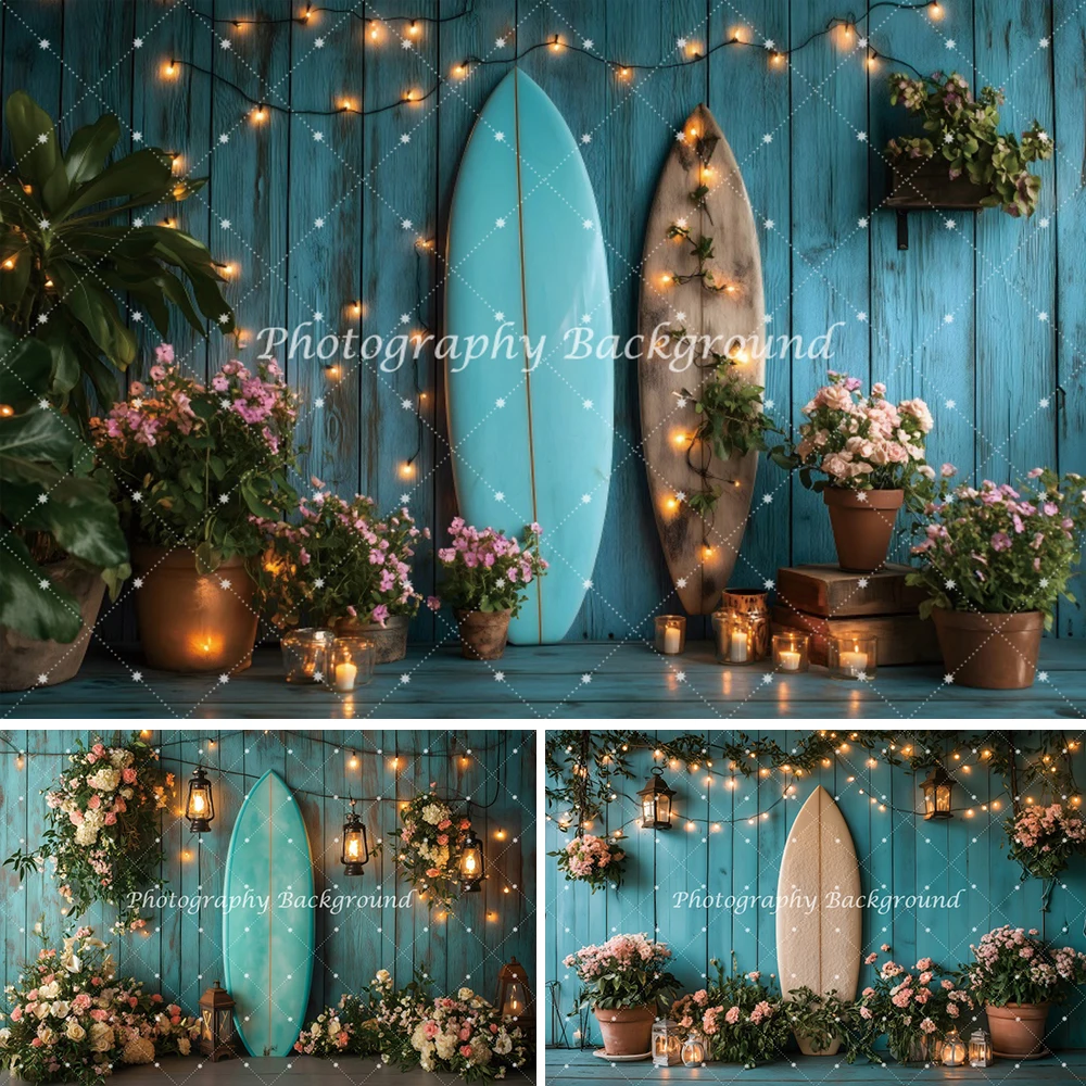 Summer Surfboard Photography Background Hawaiian Party Decorations Blue Wooden Board Wall Holiday Party Birthday Backdrop Banner
Summer Surfboard Photography Background Hawaiian Party Decorations Blue Wooden Board Wall Holiday Party Birthday Backdrop Banner