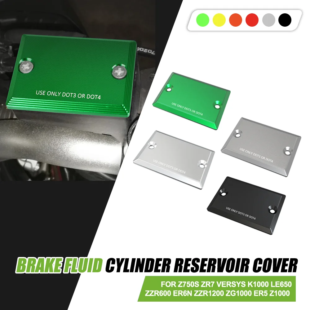 FOR KAWASAKI Z750S ZR-7 VERSYS K1000 LE650 ZZR600 ER-6N ZZR1200 ZG1000 ER5 Z1000 Front Brake Reservoir Cover Cylinder Cap Cover
FOR KAWASAKI Z750S ZR-7 VERSYS K1000 LE650 ZZR600 ER-6N ZZR1200 ZG1000 ER5 Z1000 Front Brake Reservoir Cover Cylinder Cap Cover