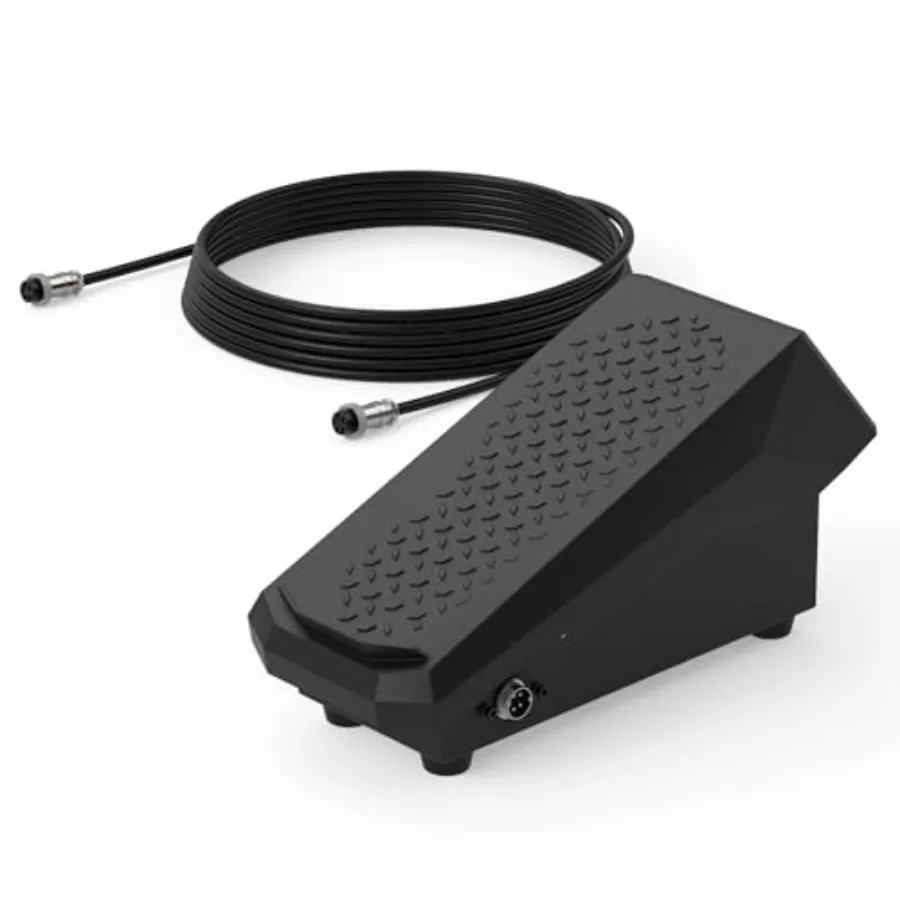 TIG Welding Foot Pedal Amp Control Pedal Compatible with TIG-200P ACDC TIG-205P YWT-200DC and other machines with 5-pin torch c
TIG Welding Foot Pedal Amp Control Pedal Compatible with TIG-200P ACDC TIG-205P YWT-200DC and other machines with 5-pin torch c