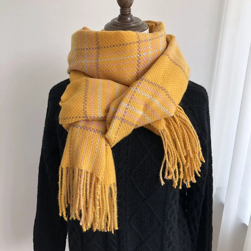 New Warm Winter Plaid Scarf White Pink Thickened Shawl Wrap Elegant Soft Pashmina Women
New Warm Winter Plaid Scarf White Pink Thickened Shawl Wrap Elegant Soft Pashmina Women