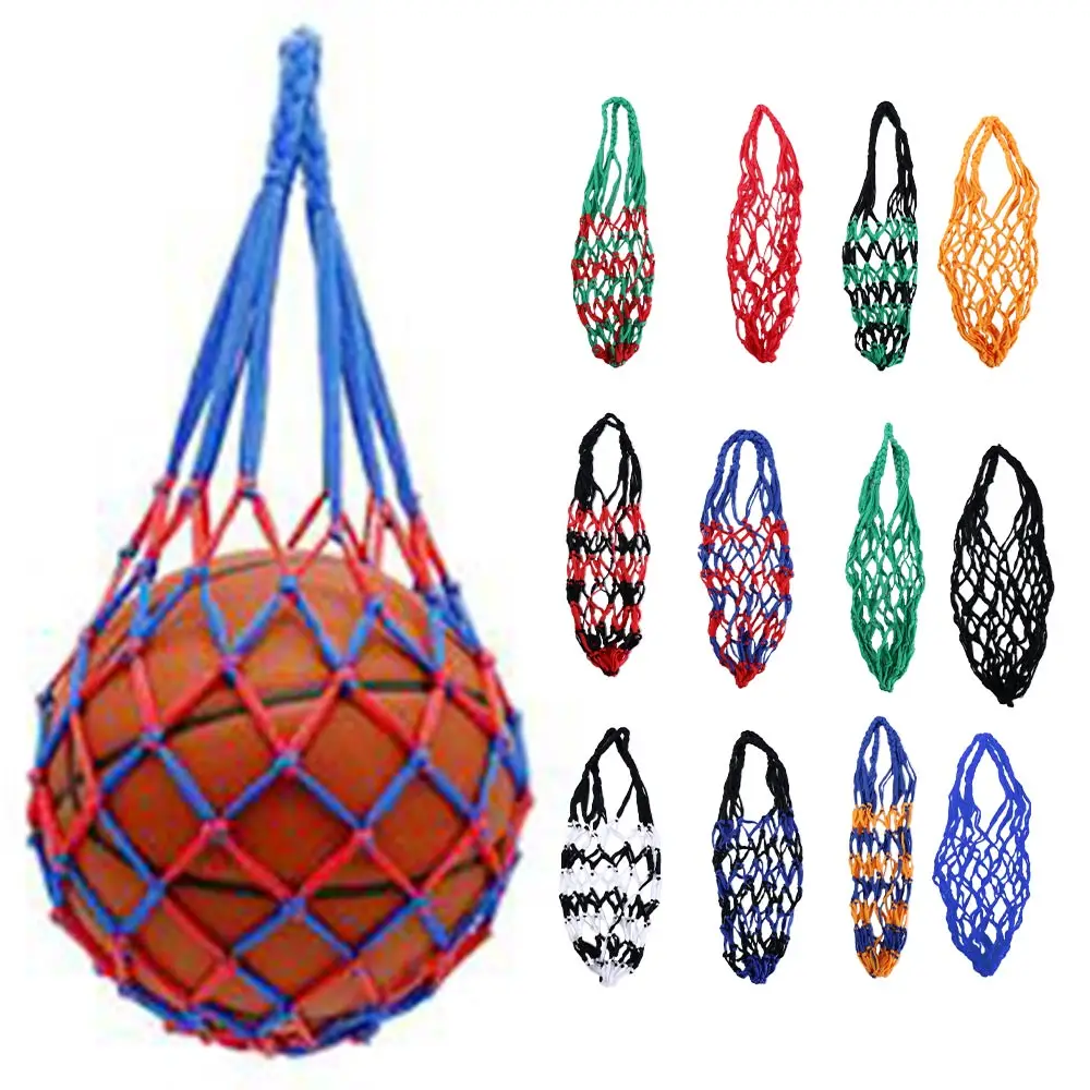 1PC Basketball Net Bag Nylon Storage Bag Single Ball Carry Portable Outdoor Sports Football Soccer Volleyball Bag
1PC Basketball Net Bag Nylon Storage Bag Single Ball Carry Portable Outdoor Sports Football Soccer Volleyball Bag