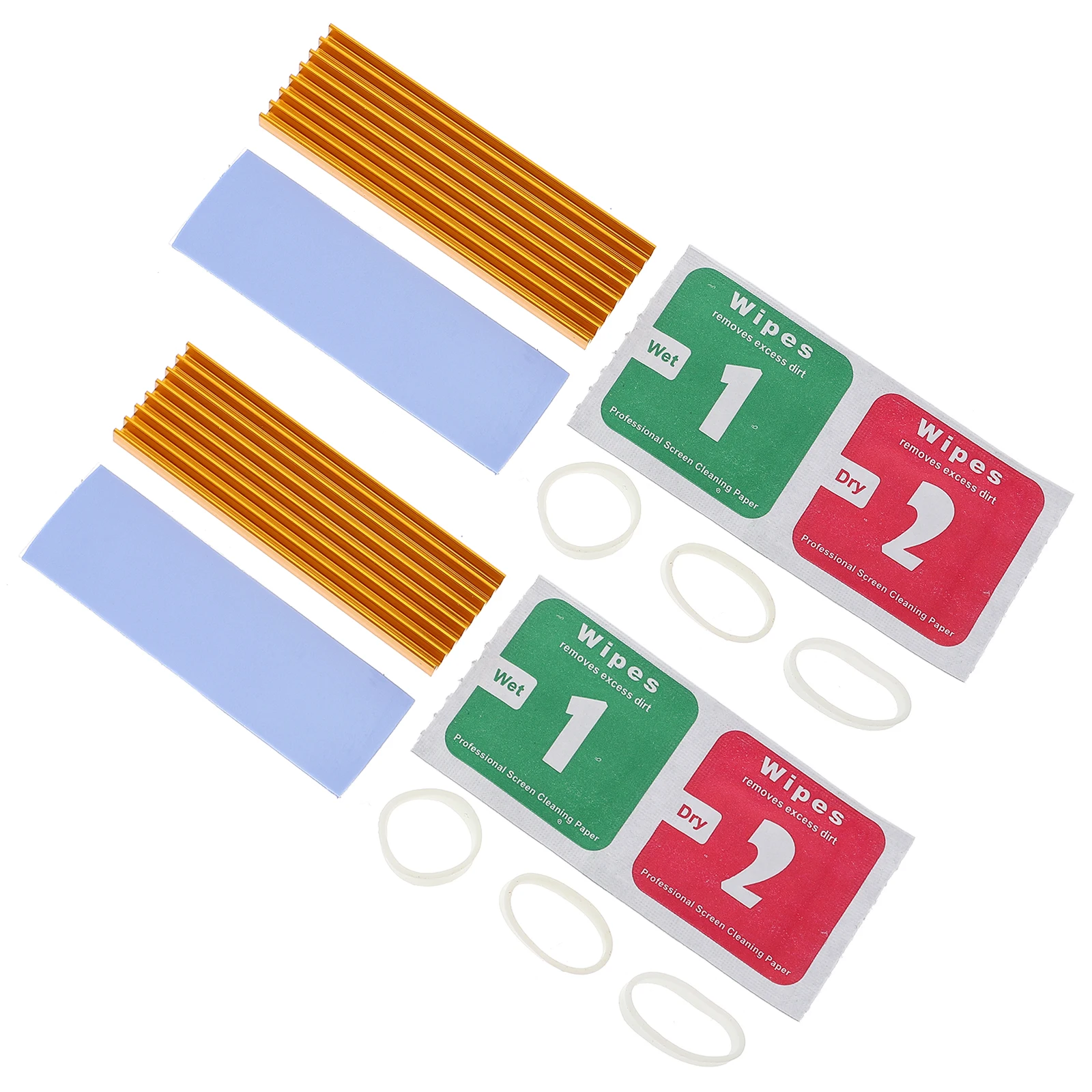 2 Sets Fin for Aluminum M2 Solid State Drive Heat Ssd Heat Sink Sink Laptop Computer Aluminum Cooler Fin Accessory
2 Sets Fin for Aluminum M2 Solid State Drive Heat Ssd Heat Sink Sink Laptop Computer Aluminum Cooler Fin Accessory