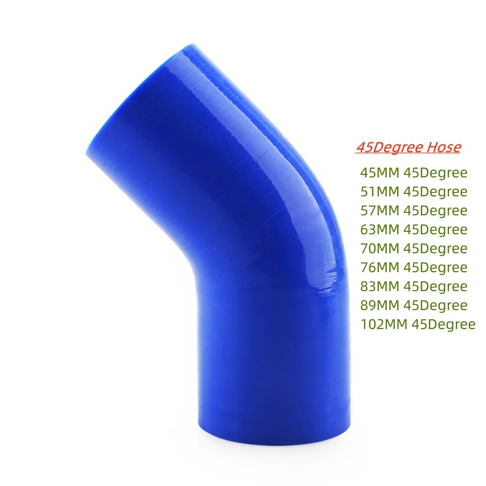 Universal 45 Degree 2.0" 2.5" 2.75" 3" 51mm 63mm 70mm 76mm 83mm 89mm 102MM Elbow Silicone Hose Reducer Pipe Turbo Intake Couple
Universal 45 Degree 2.0" 2.5" 2.75" 3" 51mm 63mm 70mm 76mm 83mm 89mm 102MM Elbow Silicone Hose Reducer Pipe Turbo Intake Couple