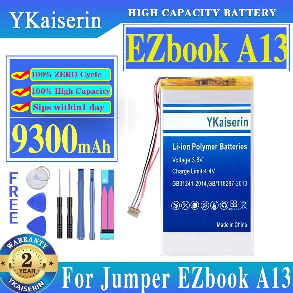 Для ноутбука Jumper Ezbook A13, аккумулятор для быстрой зарядки, 9300 мАч
Для ноутбука Jumper Ezbook A13, аккумулятор для быстрой зарядки, 9300 мАч