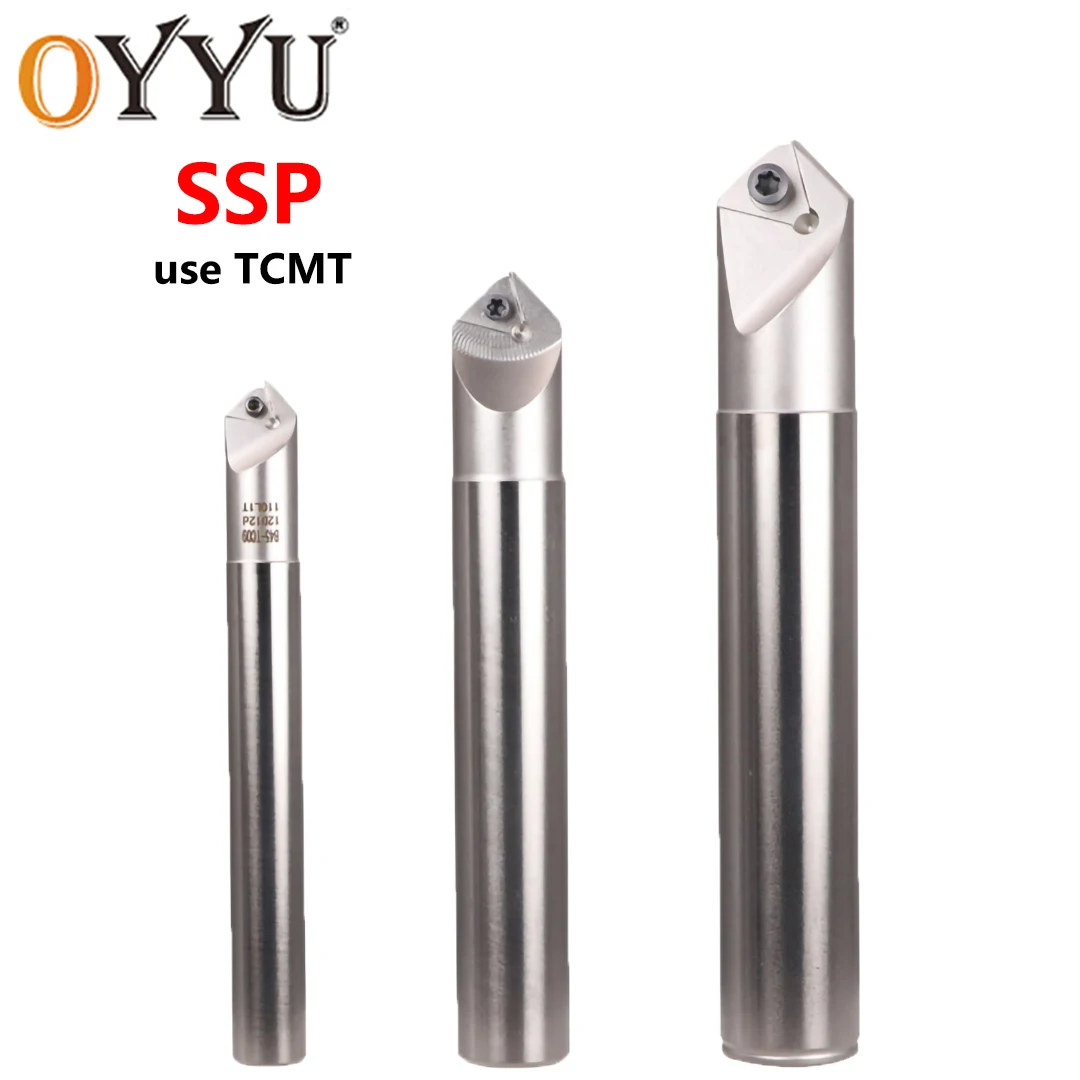 OYYU SSP SSPD 45 Degree Chamfering Chamfer Tool Holder CNC Precision Boring Bar Tools 10 12 16 20 mm Use TCMT TCMX Inserts
OYYU SSP SSPD 45 Degree Chamfering Chamfer Tool Holder CNC Precision Boring Bar Tools 10 12 16 20 mm Use TCMT TCMX Inserts