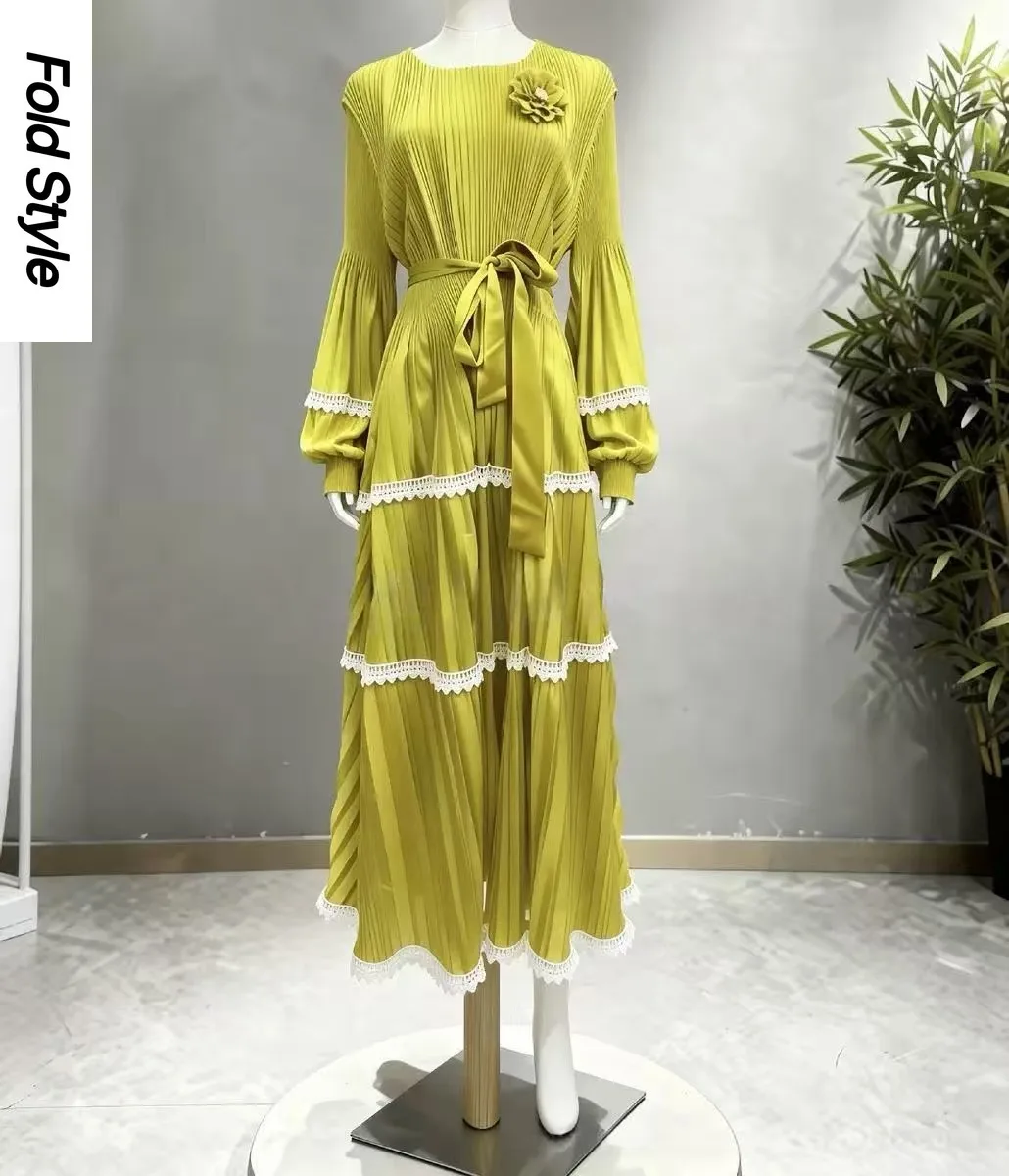 2022, новое плиссированное женское свободное повседневное кружевное платье Mizhai со шнуровкой и рукавами-фонариками на талии
2022, новое плиссированное женское свободное повседневное кружевное платье Mizhai со шнуровкой и рукавами-фонариками на талии