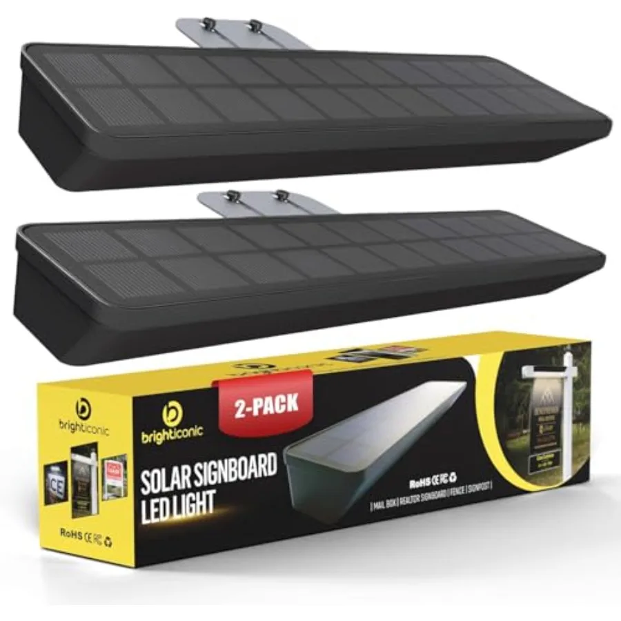 s 2Pck Solar Address Sign Light IP65 Waterproof Easy Install, Auto Dusk-to-Dawn On/Off Outdoor Light for Business, Lease, Real
s 2Pck Solar Address Sign Light IP65 Waterproof Easy Install, Auto Dusk-to-Dawn On/Off Outdoor Light for Business, Lease, Real