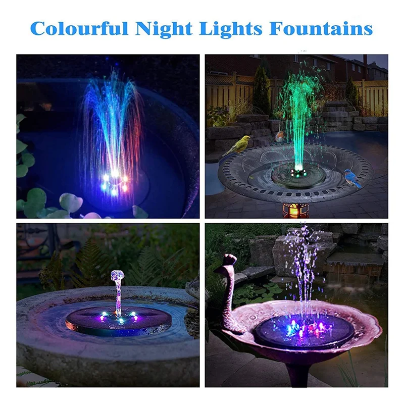 6W Solar Fountain Pump For Water Feature With Cord,Solar Bird Bath Fountain ,Solar Powered Water Fountain For Bird Bath-A79G
6W Solar Fountain Pump For Water Feature With Cord,Solar Bird Bath Fountain ,Solar Powered Water Fountain For Bird Bath-A79G