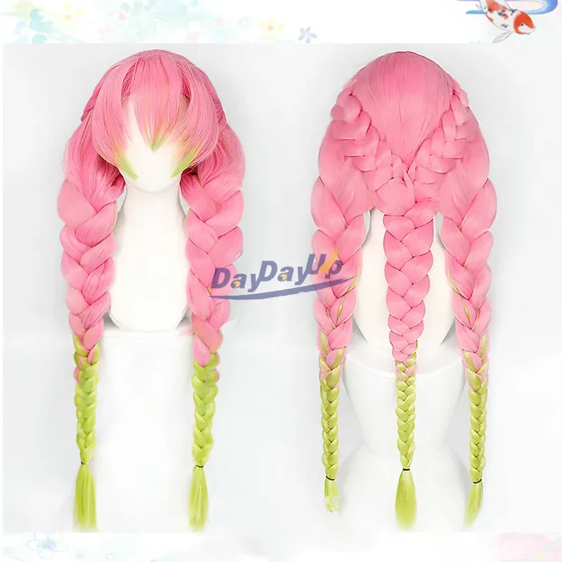 Kanroji Mitsuri Wig Kimetsu No Yaiba Cosplay Costume Pink Green Braided Wigs Synthetic Hair Halloween Party Carnival + Wig Cap
Kanroji Mitsuri Wig Kimetsu No Yaiba Cosplay Costume Pink Green Braided Wigs Synthetic Hair Halloween Party Carnival + Wig Cap