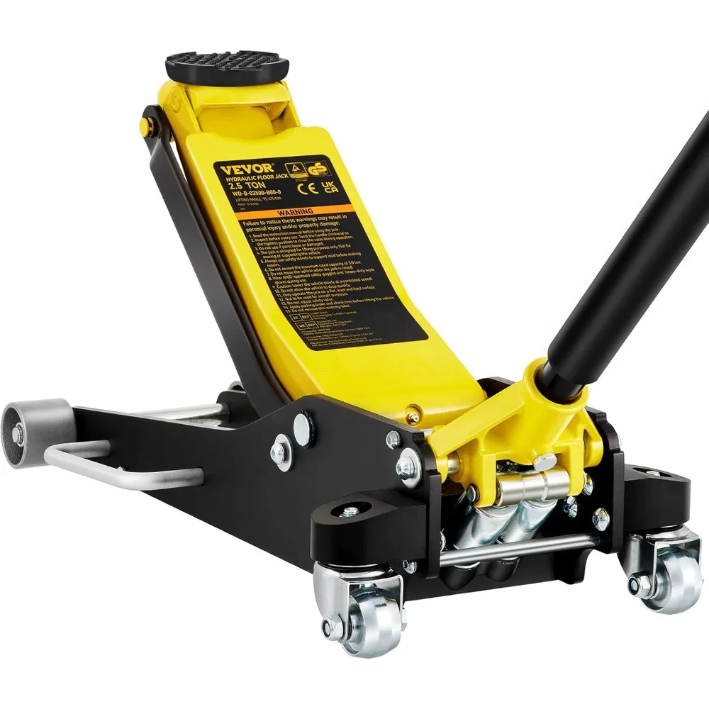 2.5 Ton Low Profile Aluminum and Steel Racing Floor Jack with Dual Pistons Quick Lift Pump - Lifting Range 3-3/4"-18-7/10"
2.5 Ton Low Profile Aluminum and Steel Racing Floor Jack with Dual Pistons Quick Lift Pump - Lifting Range 3-3/4"-18-7/10"