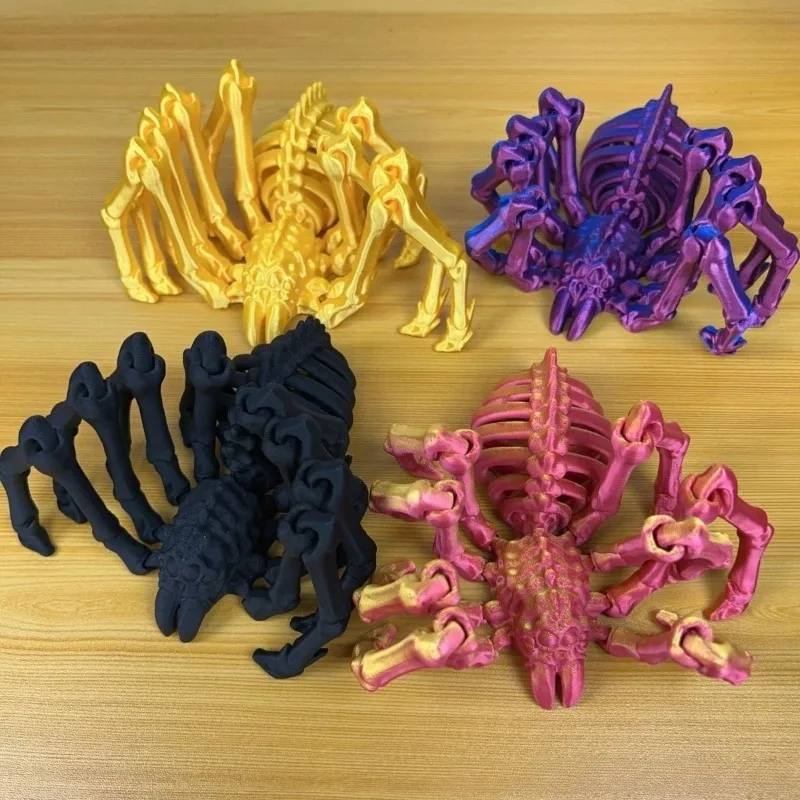 3D printed large spider joint movable and retractable toy creative ornament big business gift
3D printed large spider joint movable and retractable toy creative ornament big business gift
