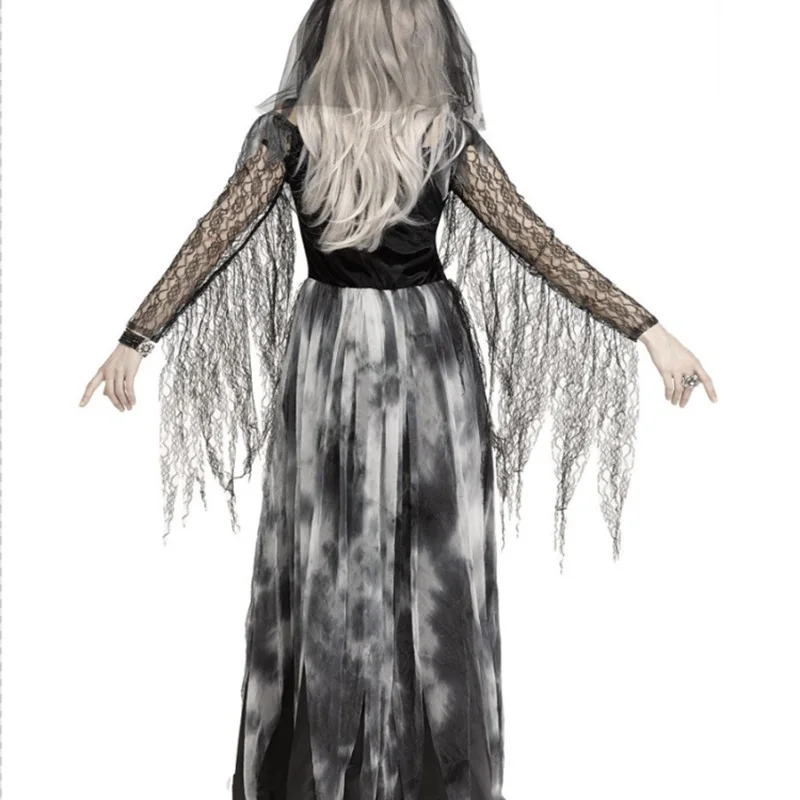 Большой размер костюм ужаса на Хэллоуин Bla Zombie призрак невесты косплей Dr одежда для выступлений наряд призрак сценический костюм
Большой размер костюм ужаса на Хэллоуин Bla Zombie призрак невесты косплей Dr одежда для выступлений наряд призрак сценический костюм