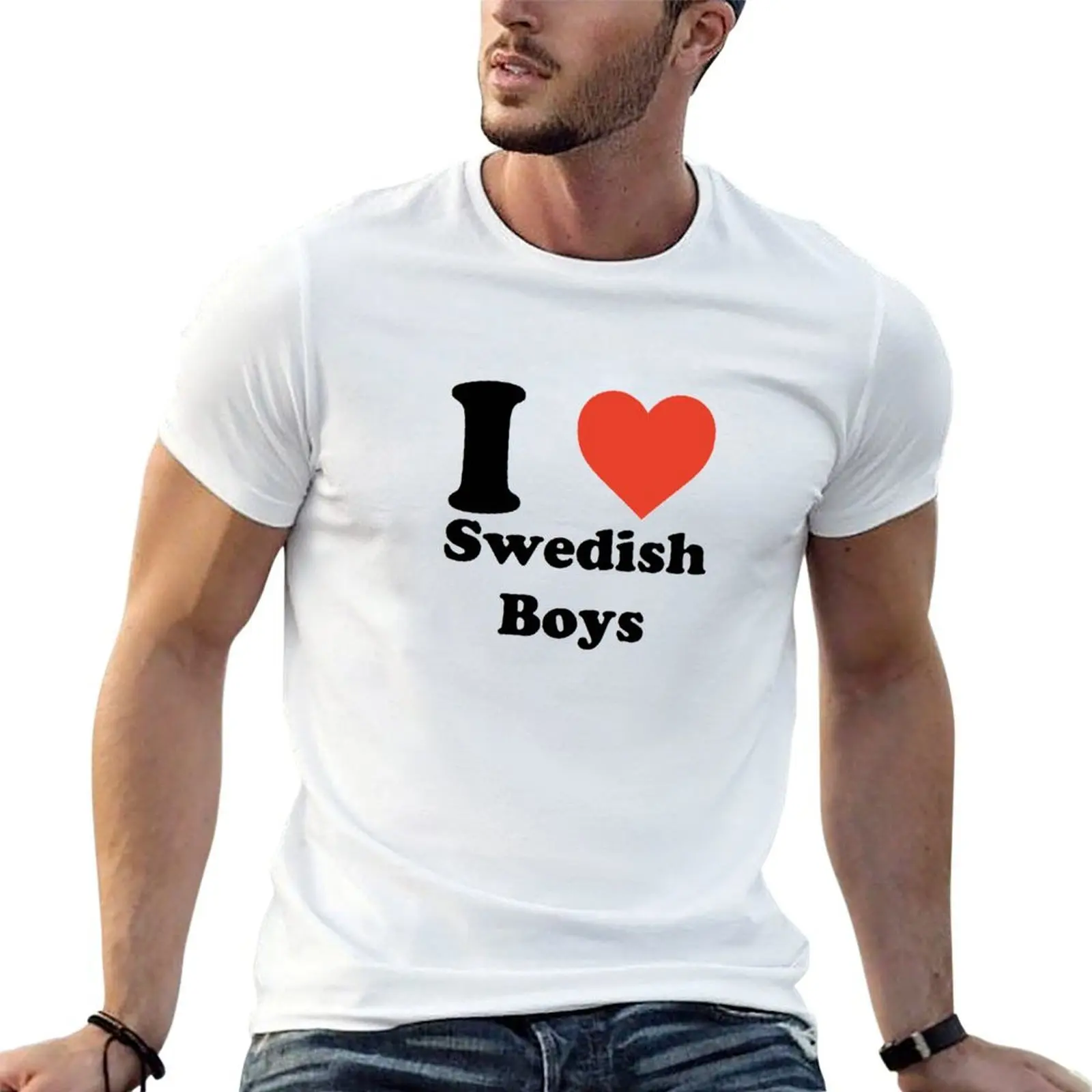 I love (heart) Swedish Boys T-Shirt t shirt custom print t shirt man casual anime t shirts oversize T-shirt
I love (heart) Swedish Boys T-Shirt t shirt custom print t shirt man casual anime t shirts oversize T-shirt